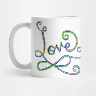 Rainbow Love Infinity Sign Mug